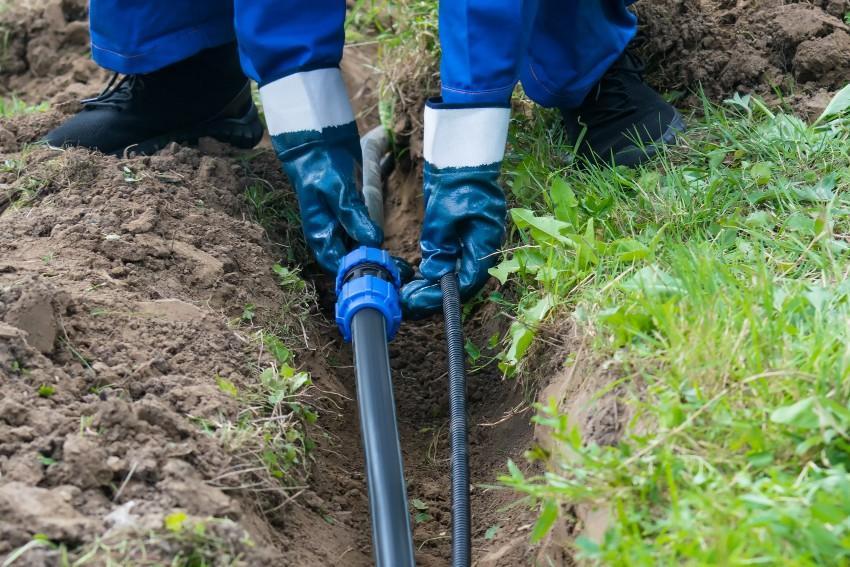 Wasserschläuche für die Erdverlegung