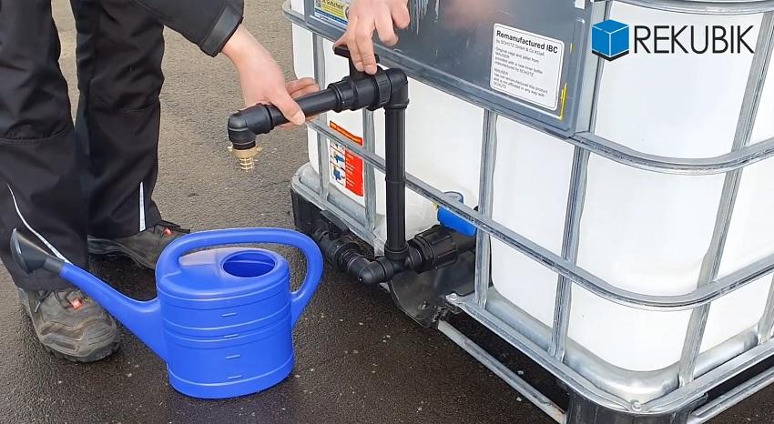 Notfall-Wasservorrat im IBC Container
