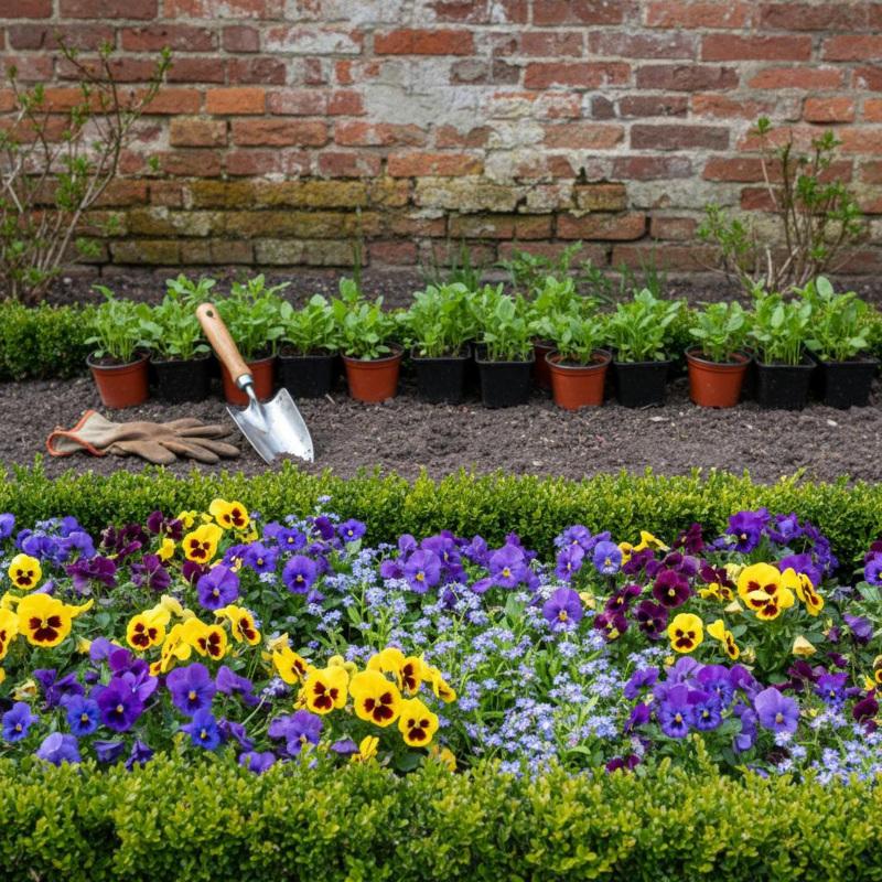 Frühblüher dürfen jetzt ins Staudenbeet Ein Blumenbeet
