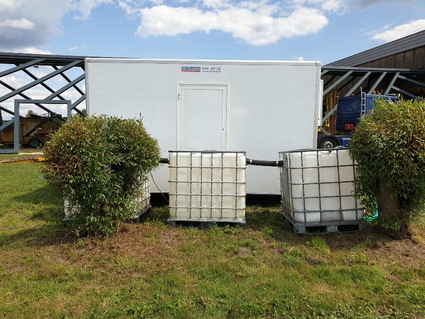 IBC-Container als Abwassertanks