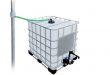 Regenrohr-Anschluss für den IBC-Container