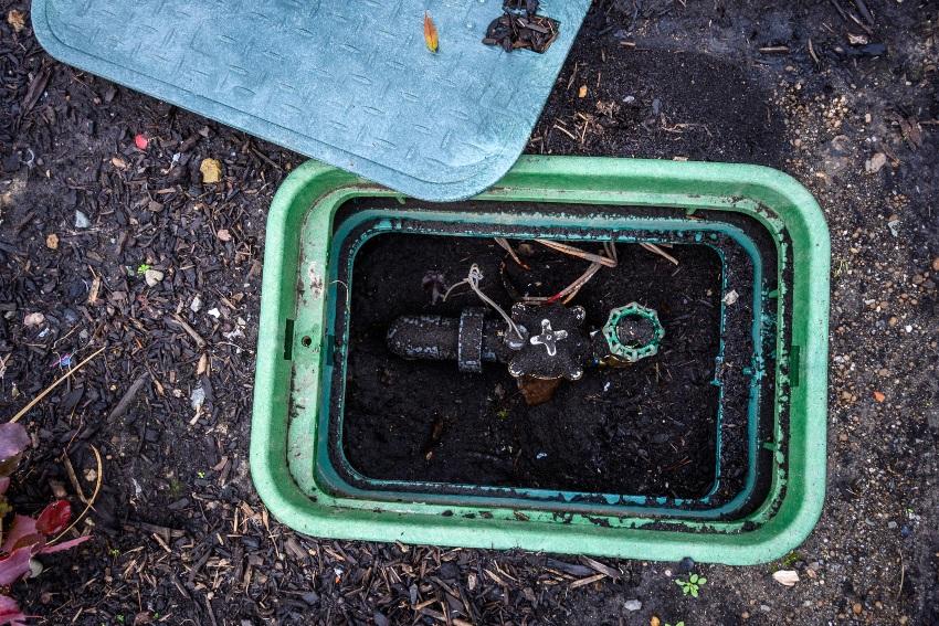 Gartenbewaesserungsleitung