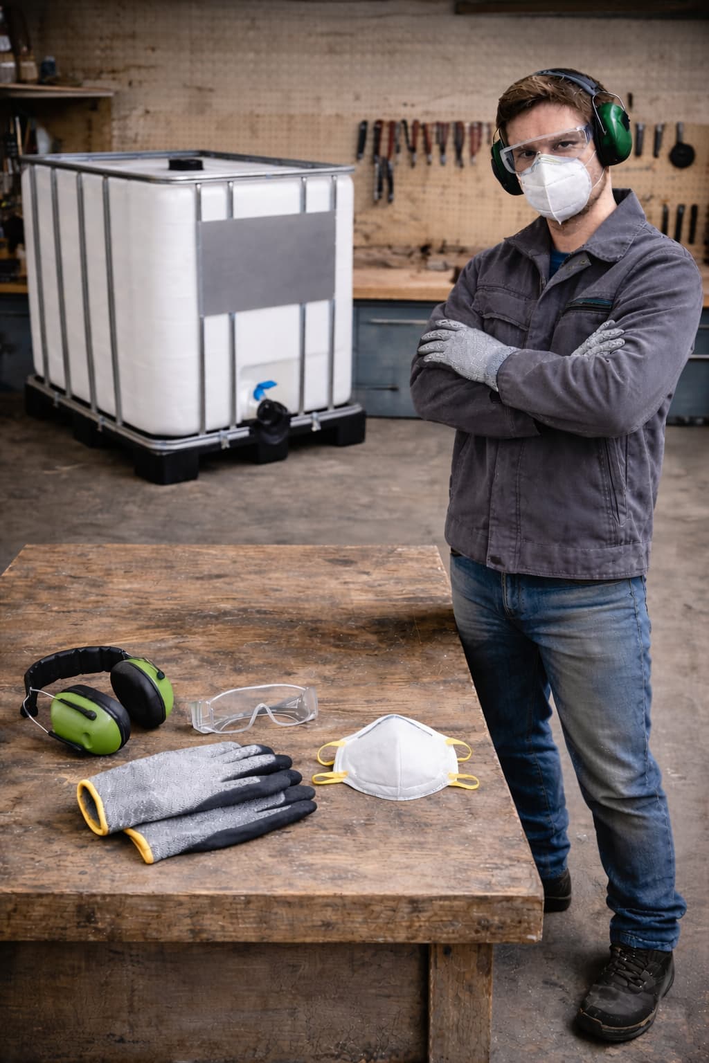 Sicherheitsausrüstung für IBC-Container schneiden Sicherheitsausrüstung für IBC-Container schneiden