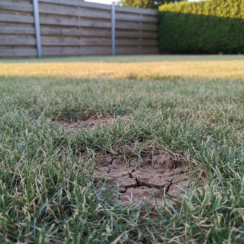 Trockene Rasenfläche im Sommer – wann ist der richtige Zeitpunkt zum Bewässern? Trockene Rasenfläche im Sommer – wann und ab welcher Temperatur sollte man den Rasen bewässern?