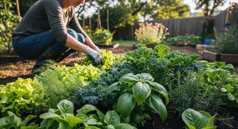 Pflanzplan für die Mischkultur im Garten