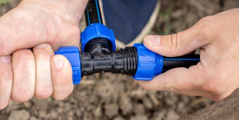 Kunststoffrohr-zur-Gartenbewässerung