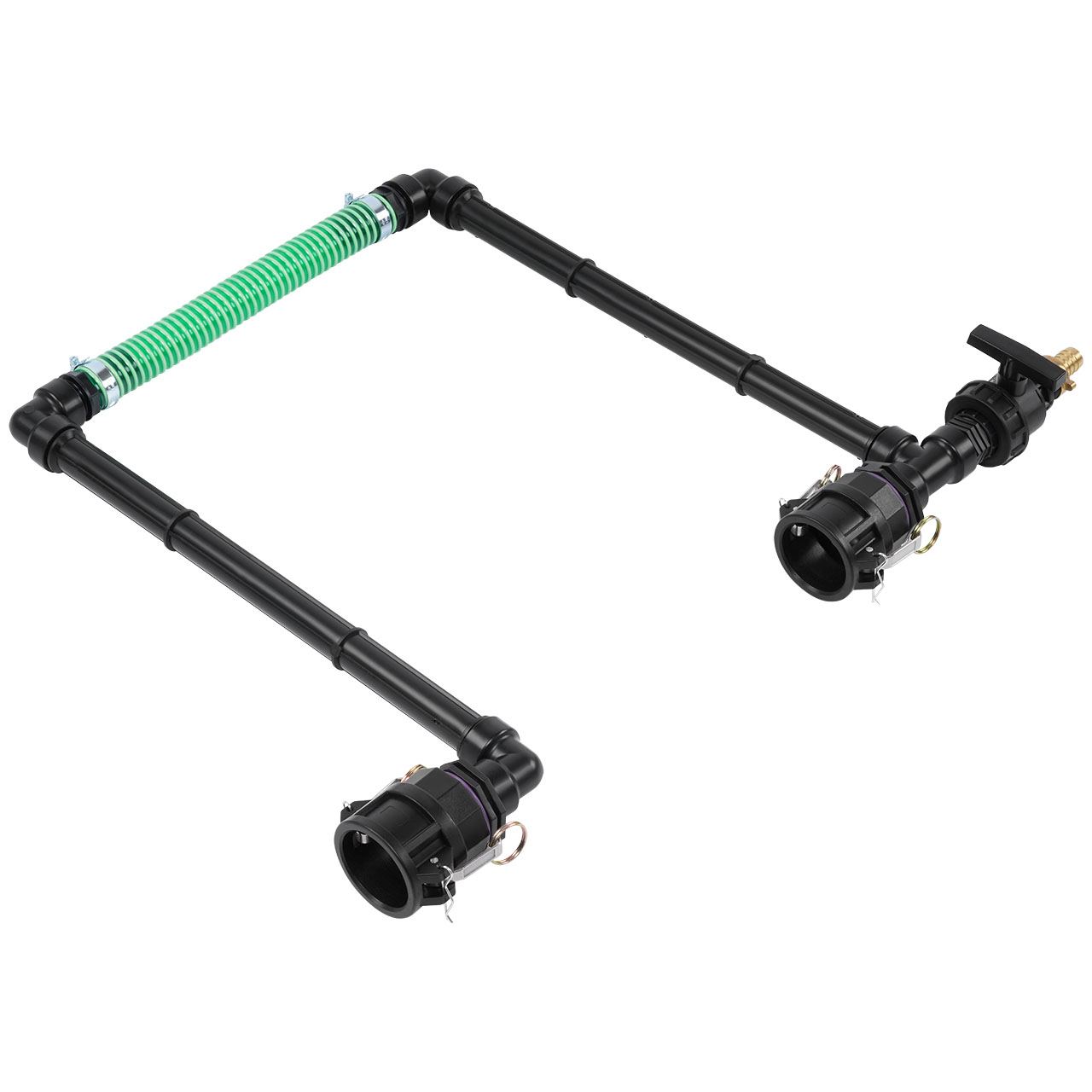 IBC Adapter 2" Camlock Dose - 2 IBC hintereinander Tankverbindung 32mm Schlauch