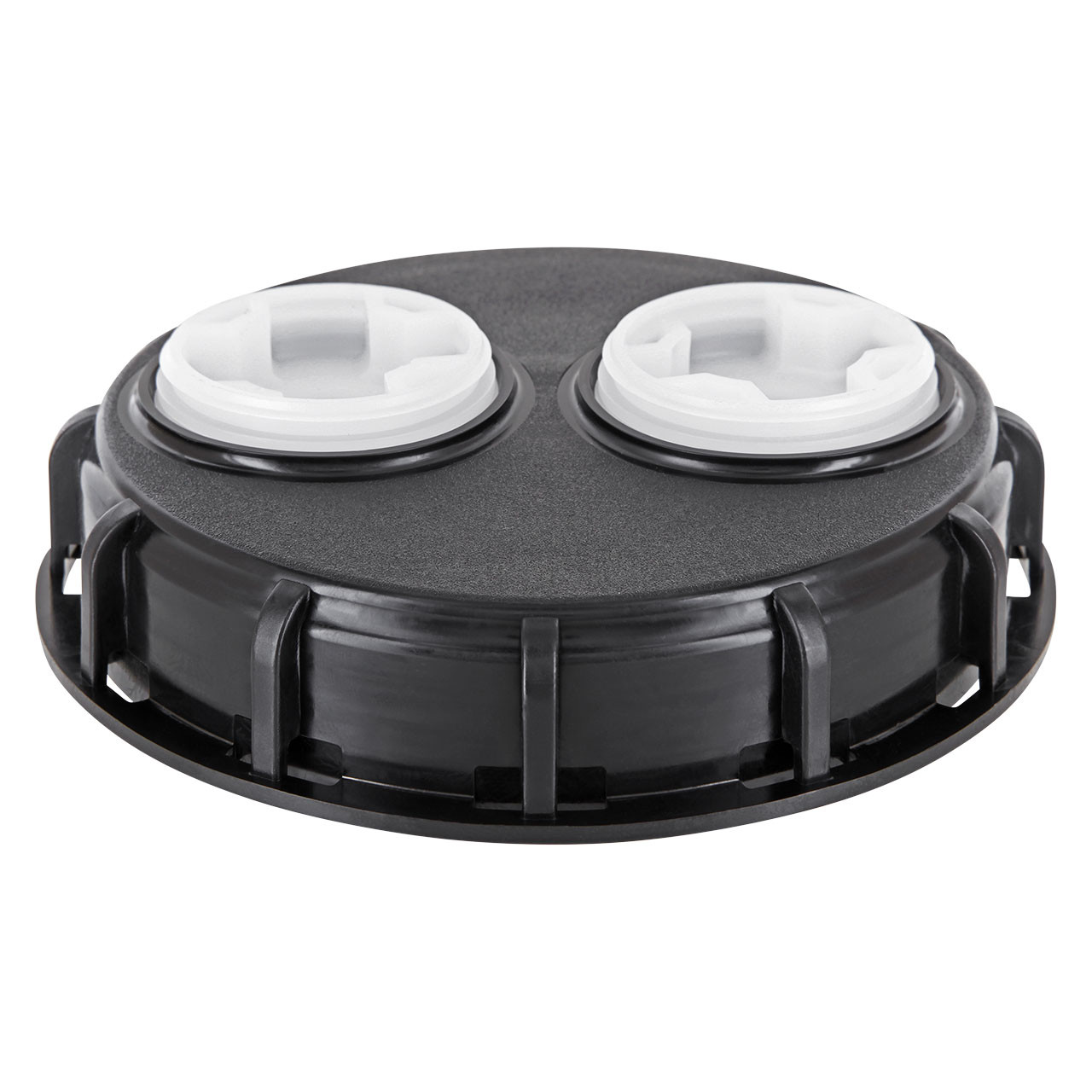 IBC-Deckel-DN-150-mit-2x-G2-Stopfen-geschlossen-TPE-V-1 IBC Deckel DN 150 mit 2x G2" Stopfen geschlossen TPE-V