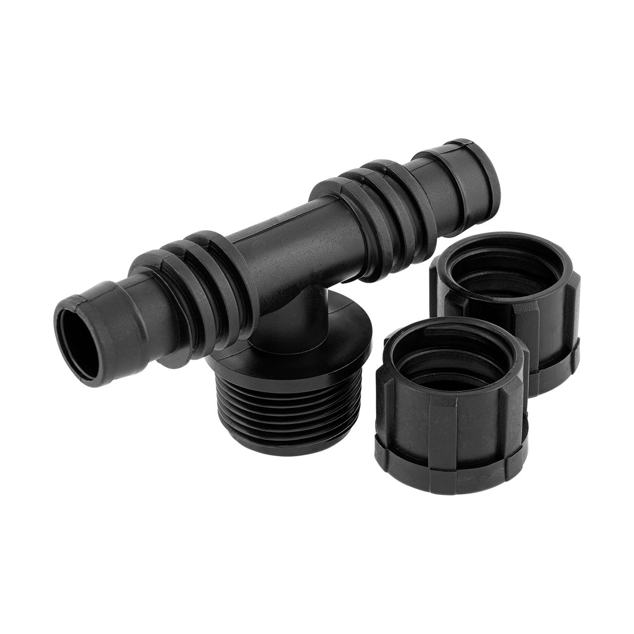 T-Stück Tape 17mm Klemmverschraubung x 3/4" Außengewinde