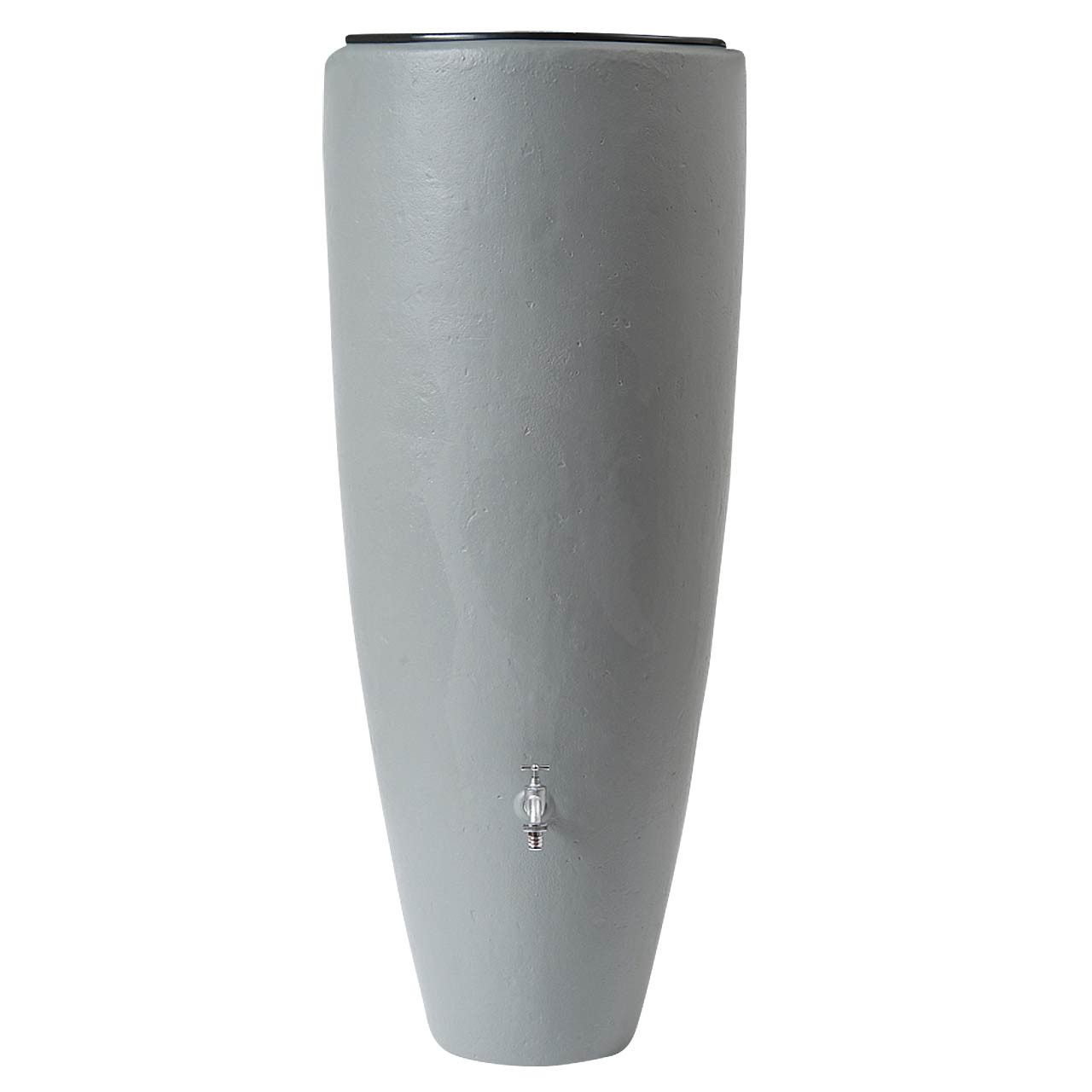 300l DESIGN-REGENTONNE 2in1 Wasserbehälter Wassertank in Zinkgrau mit integrierter Pflanzschale von GRAF GARANTIA