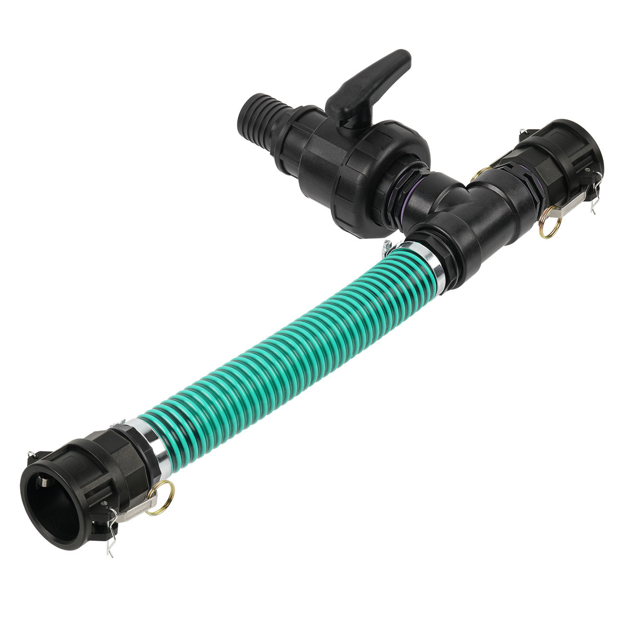 IBC Adapter 2 Camlock Dose - 2 IBC gegenüber Tankverbindung 50mm Schlauch
