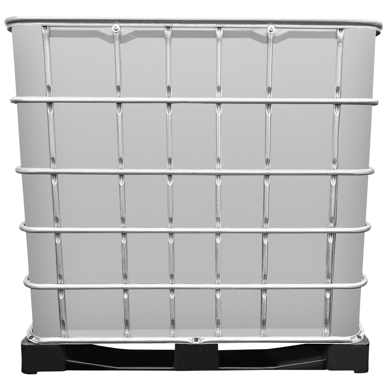 1000l IBC Container mit Stahlmantel NEU auf Kunststoffpalette