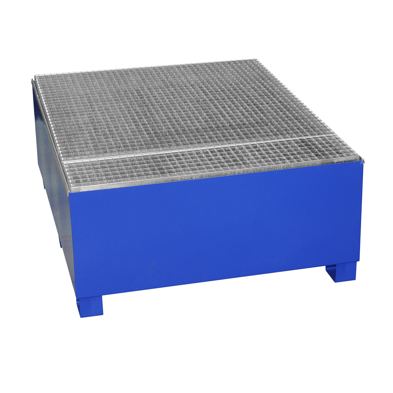 IBC-Stahl-Auffangwanne-fuer-1x-IBC-mit-Abfuellflaeche-Stahl-lackiert-1 IBC Stahl-Auffangwanne für 1x IBC mit Abfüllfläche