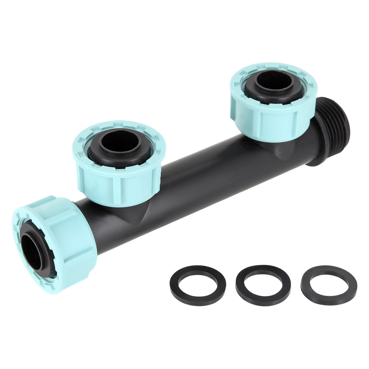 Multi-T-Verteiler 1" Innengewinde Swivel Überwurfmutter mit O-Ring x Außengewinde