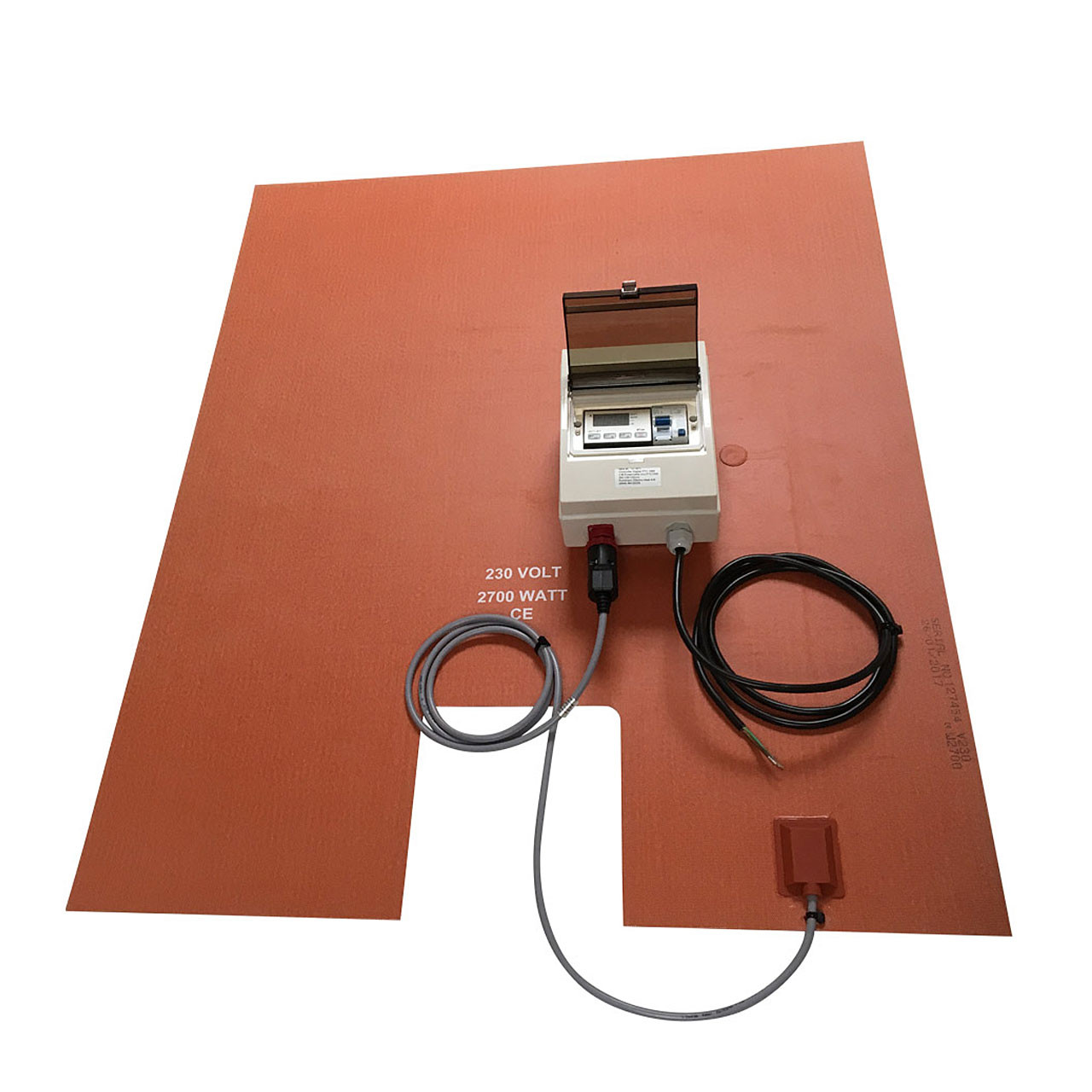 1000l IBC Bodenheizmatte Thermostat 0-90°C (230V)