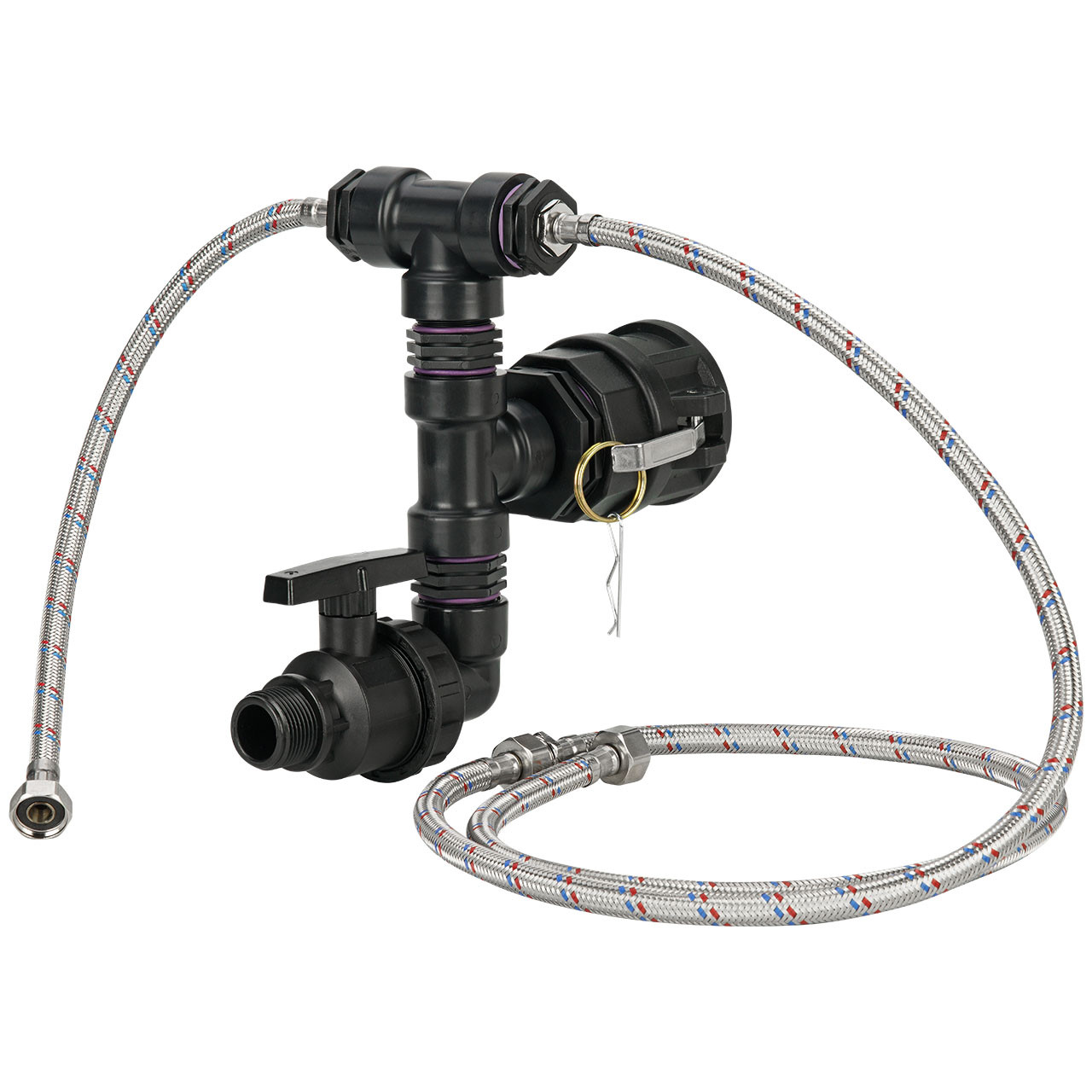 IBC Adapter 2" Camlock Dose - Anschlussset für Doppel-Tränke
