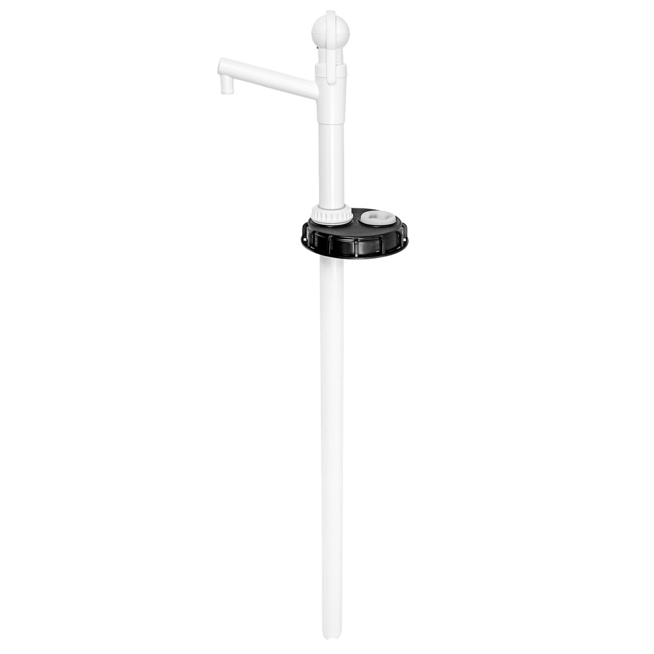 IBC Deckel DN 150 mit Handpumpe und G2" Spundstopfen