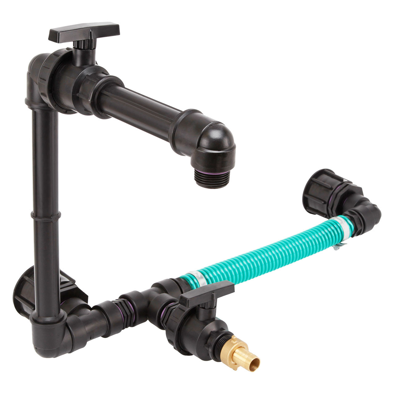 IBC-Adapter-S60x6-Tankverbindung-Schwanenhals-2-IBC-nebeneinander-32mm-Schlauch-1 IBC Adapter S60x6 - Tankverbindung Schwanenhals 2 IBC nebeneinander 32mm Schlauch