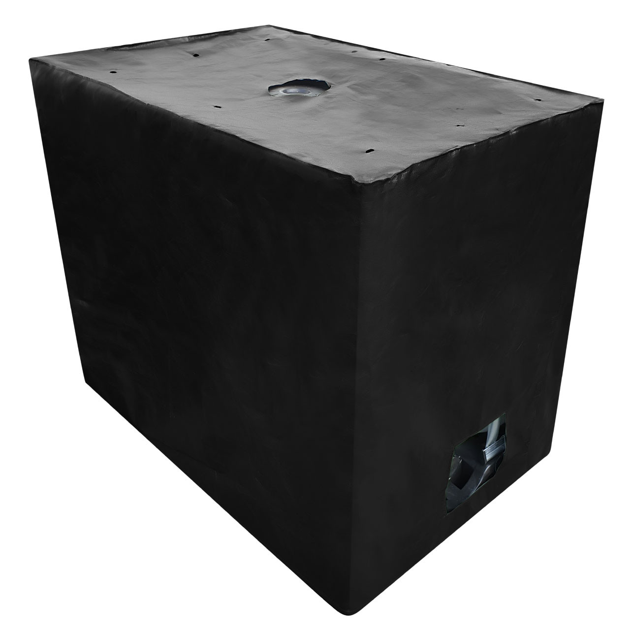 600l IBC Container Cover UV-Schutz Gewebe mit Klettverschluss in Schwarz