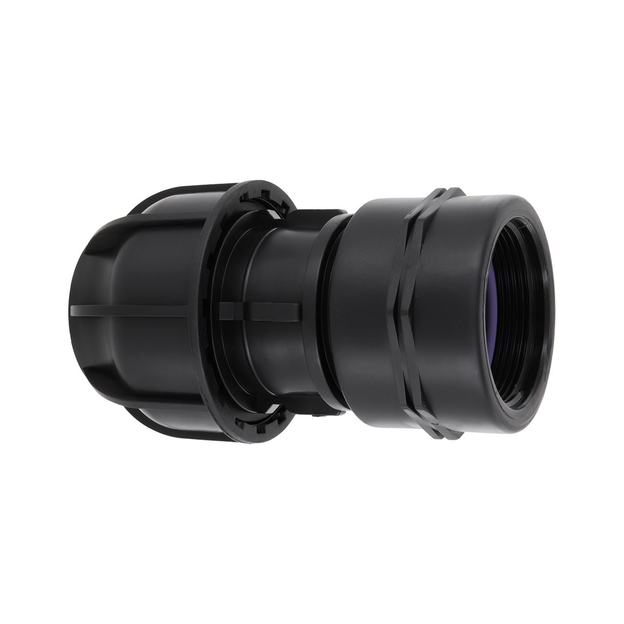 IBC Container Adapter BSP 2" (58mm) Feingewinde DN 50 - PP Klemmmuffe 50mm Klemme