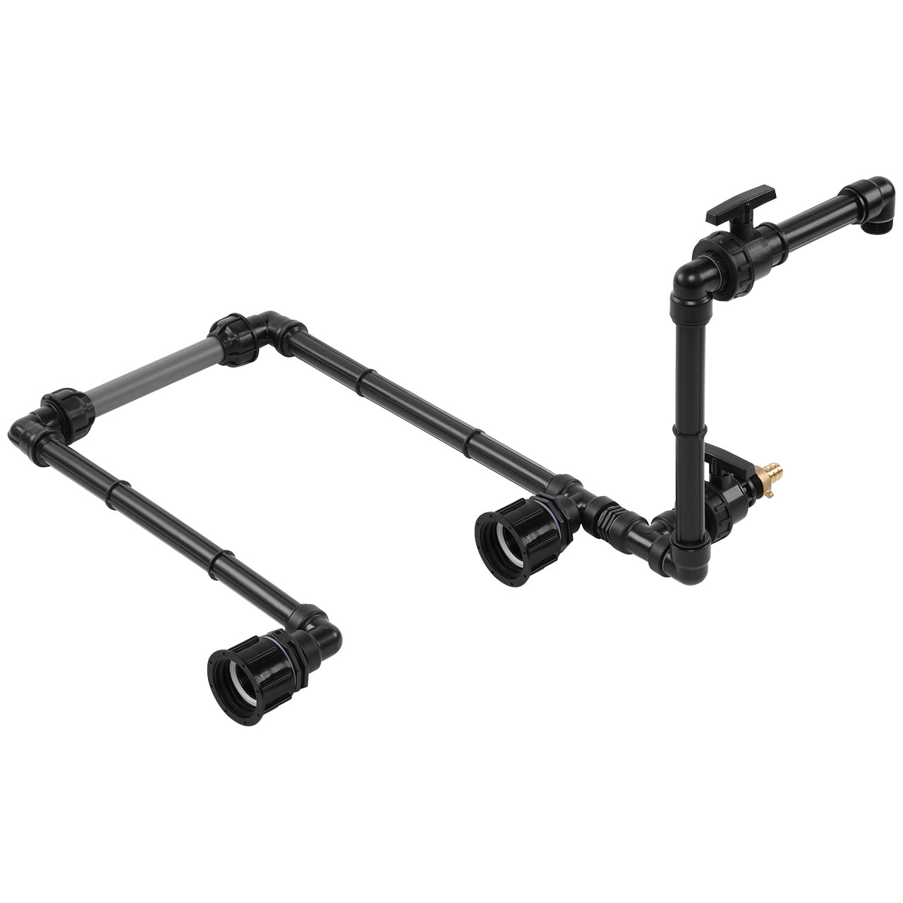 IBC-Adapter-S60x6-2-IBC-hintereinander-Schwanenhals-Tankverbindung-32mm-Rohr-2 IBC Adapter S60x6 - 2 IBC hintereinander Schwanenhals Tankverbindung 32mm Rohr