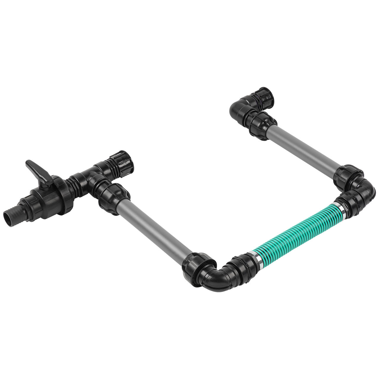 IBC Adapter S60x6 - 2 IBC hintereinander Tankverbindung 50mm Schlauch