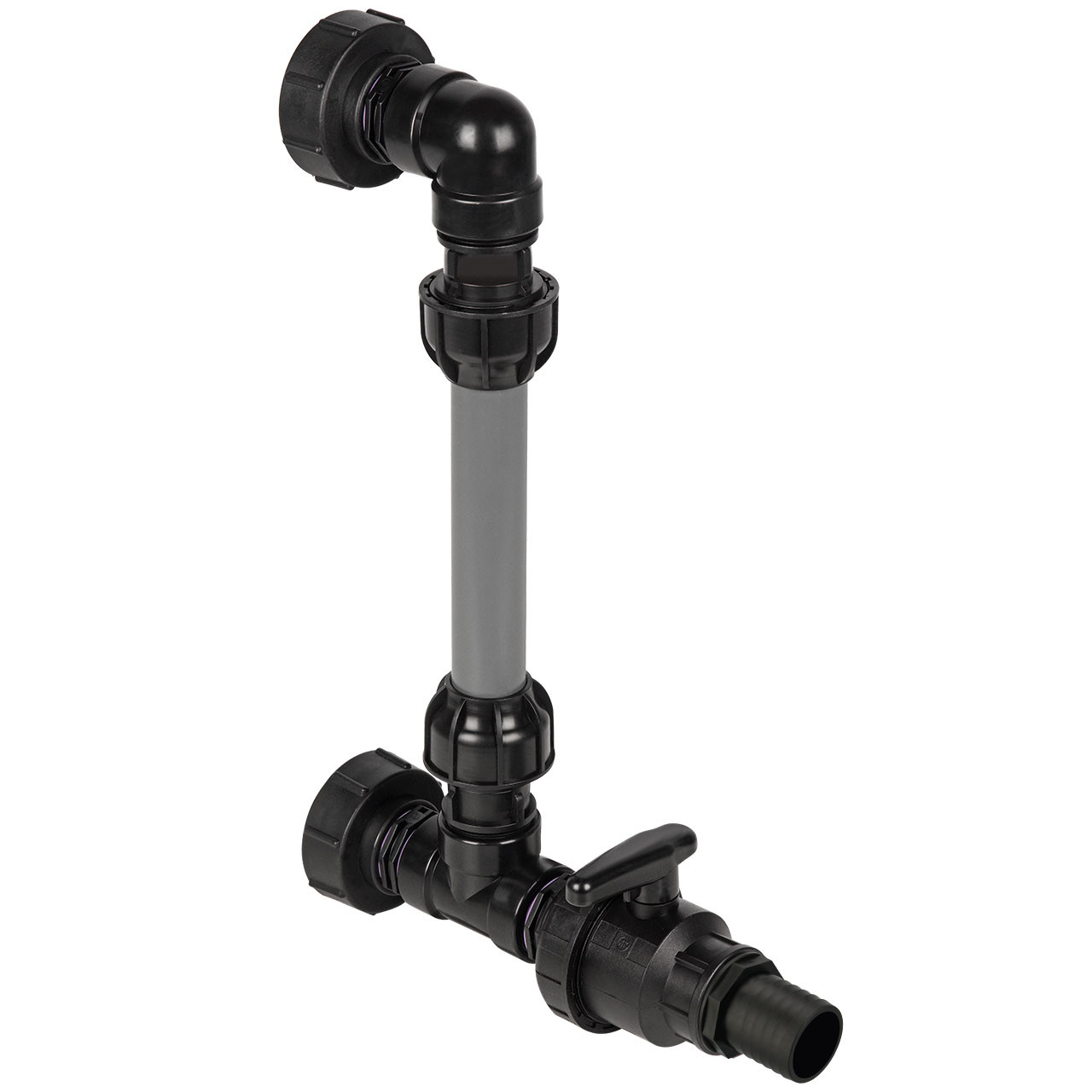 IBC-Adapter-S100x8-2-IBC-ubereinander-Tankverbindung-50mm-Rohr-1 IBC Adapter S100x8 - 2 IBC übereinander Tankverbindung Rohr