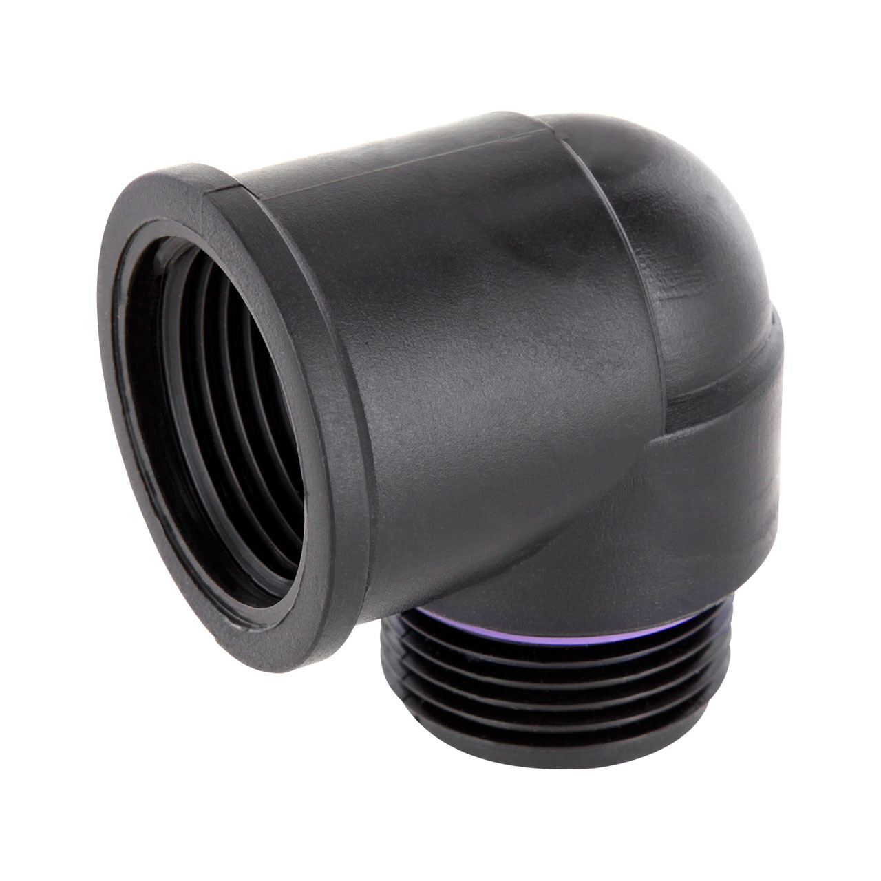 Winkel-Innengewinde-x-Aussengewinde-mit-O-Ring-2 PP Gewindefittings Gewindeverschraubung Winkel 90° Fitting Innengewinde x Außengewinde mit O-Ring