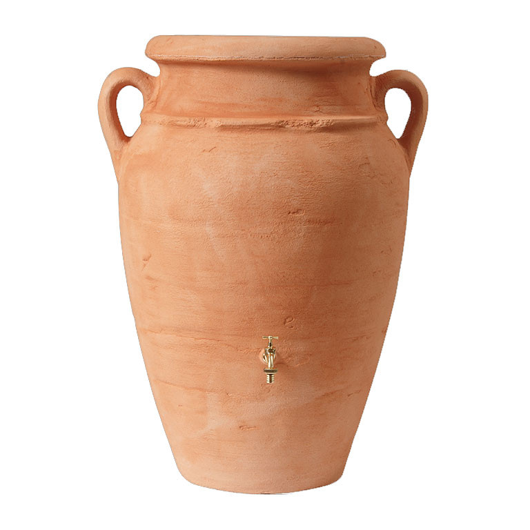 Regenwassertank-Amphore-360-Liter-in-Terracotta-15929f31ac9c3c GRAF 360l Regenwassertank AMPHORE Garantia in Terracotta