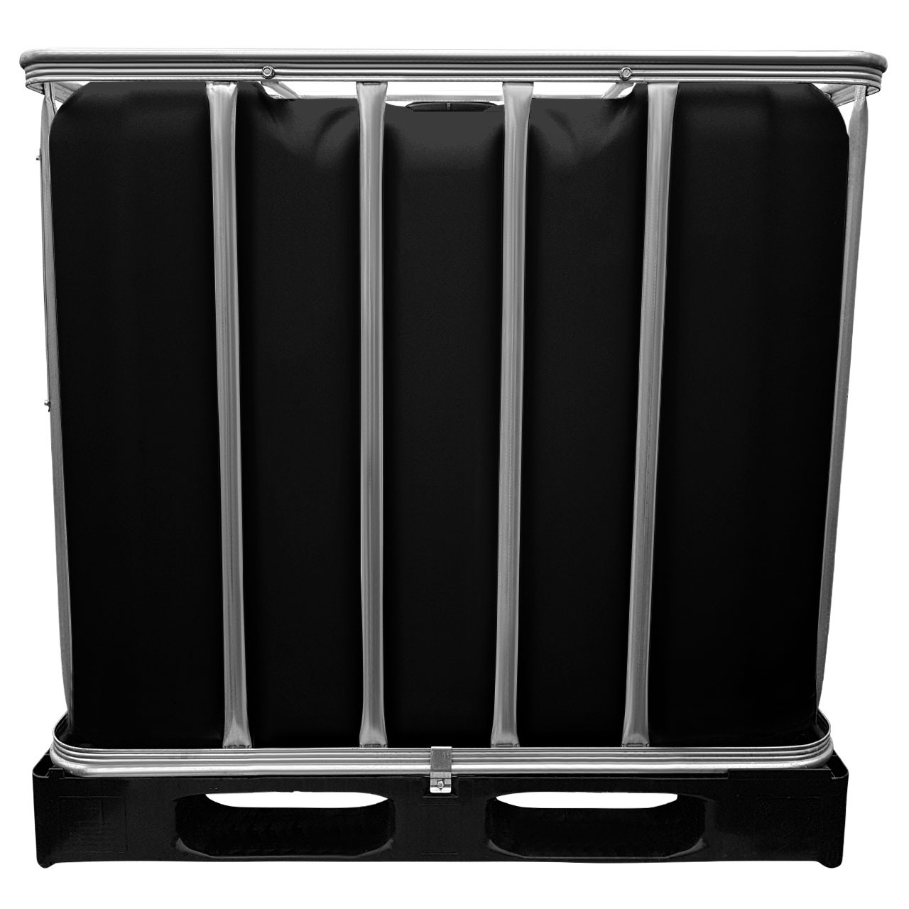 1000l IBC Container SCHWARZ auf PE-Palette NEU