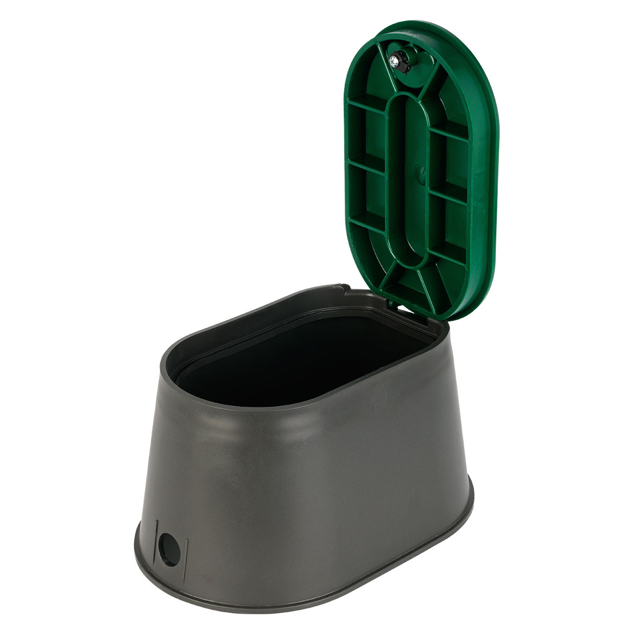 Ventilkasten als Wasserzählerschacht oval