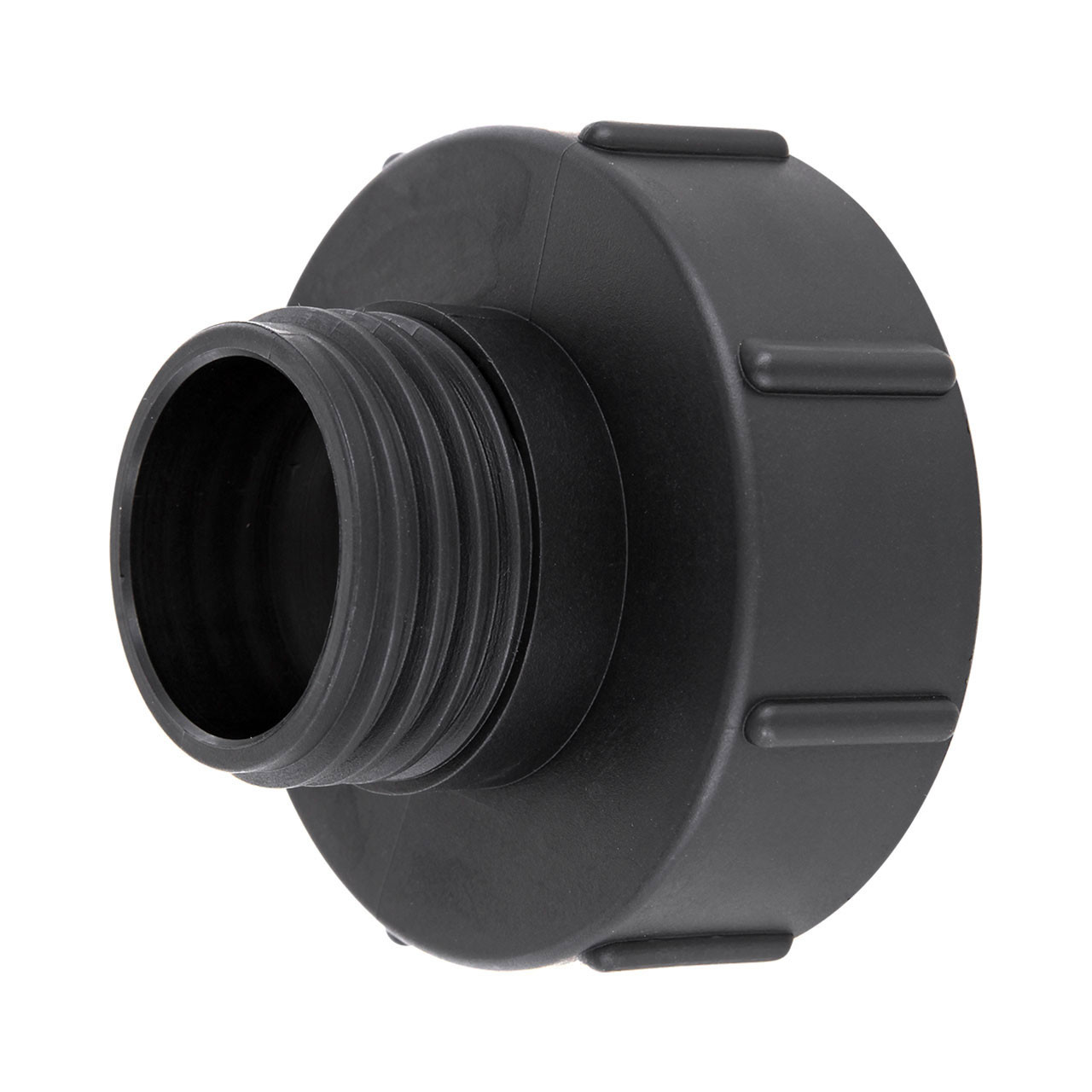 IBC Container Adapter S100x8 (100mm) Grobgewinde DN 80 - Reduzierung S60x6 (60mm) Grobgewinde DN 50