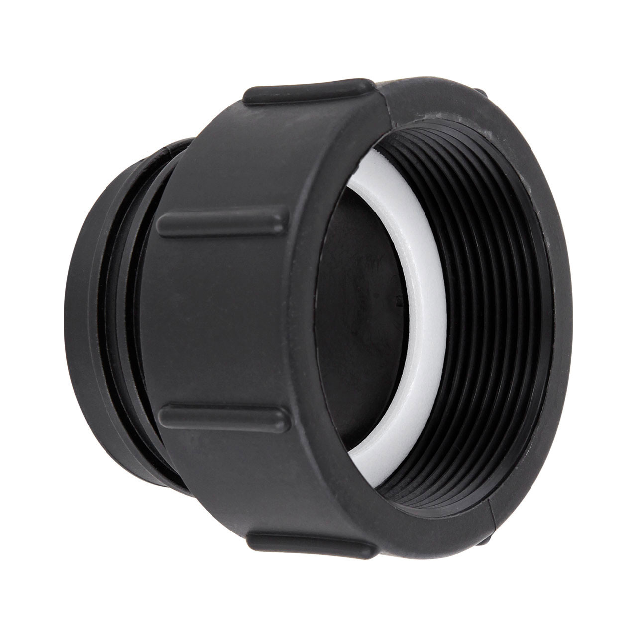 IBC Container Adapter BSP 2" (60mm) Feingewinde - Reduzierung S60x6 (60mm) Grobgewinde DN 50 Außengewinde
