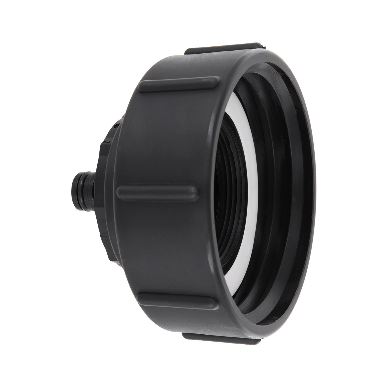 IBC Adapter S100x8 (100mm) Grobgewinde - Steckkupplung "GARDENA" kompatibel