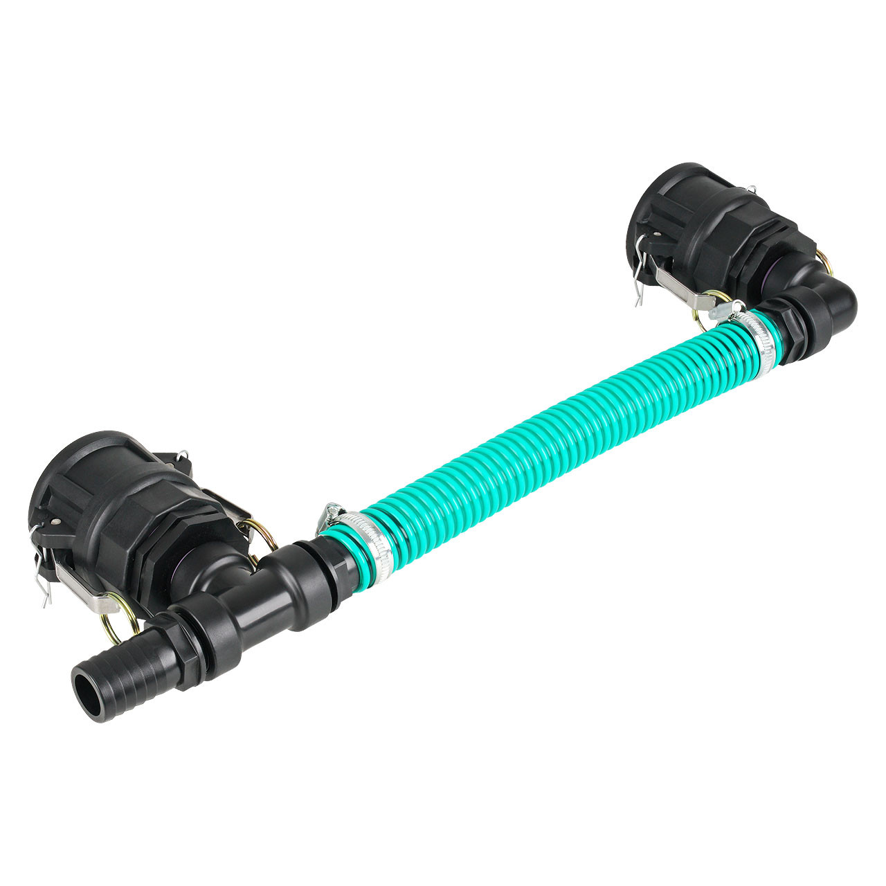 IBC-Adapter-2-Camlock-Dose-Sparset-Tankverbindung-2-IBC-nebeneinander-32mm-Schlauch-1 IBC Adapter 2 Camlock Dose - 2 IBC nebeneinander Sparset Tankverbindung 32mm Schlauch