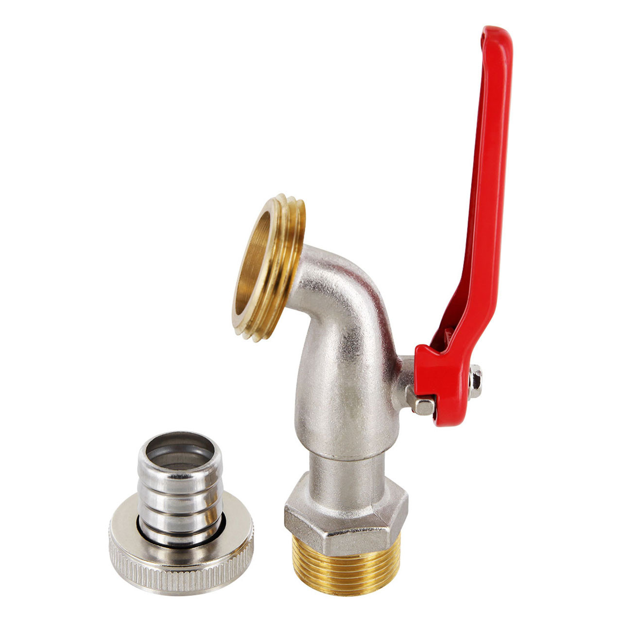 1" Kugelhahn Messing Auslaufventil