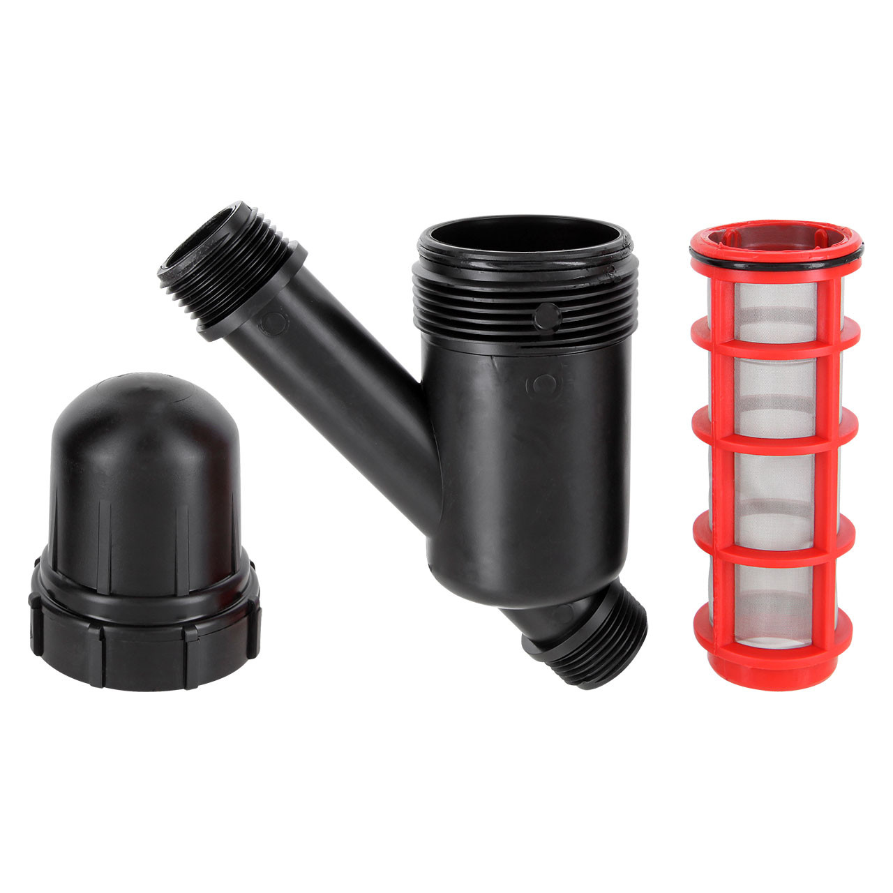 PE Wasserfilter Siebfilter 2x Außengewinde