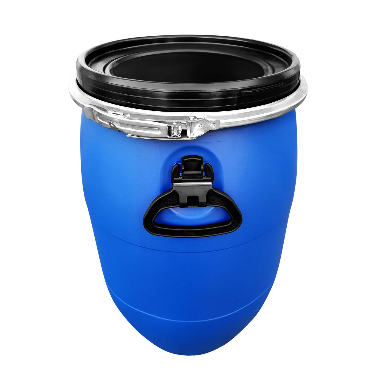 60 Liter Deckelfass Weithalsfass mit PE Spannring UN-X