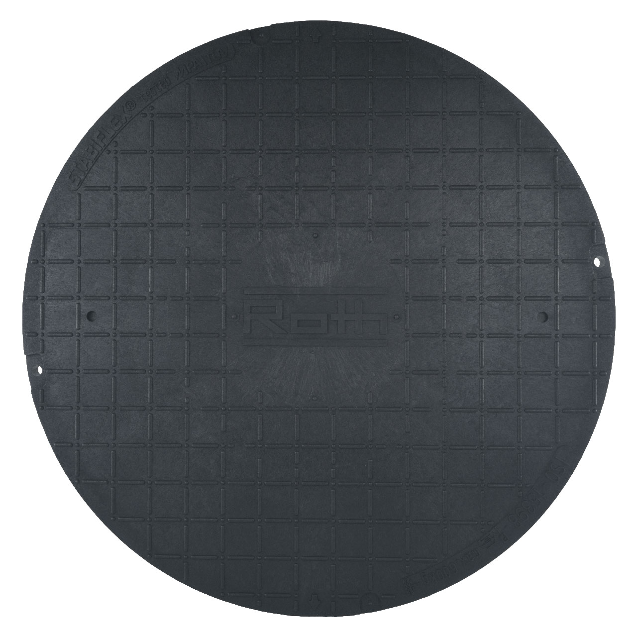 ROTH Schachtabdeckung Twinbloc® Pkw-befahrbar für DN 600 Domschacht