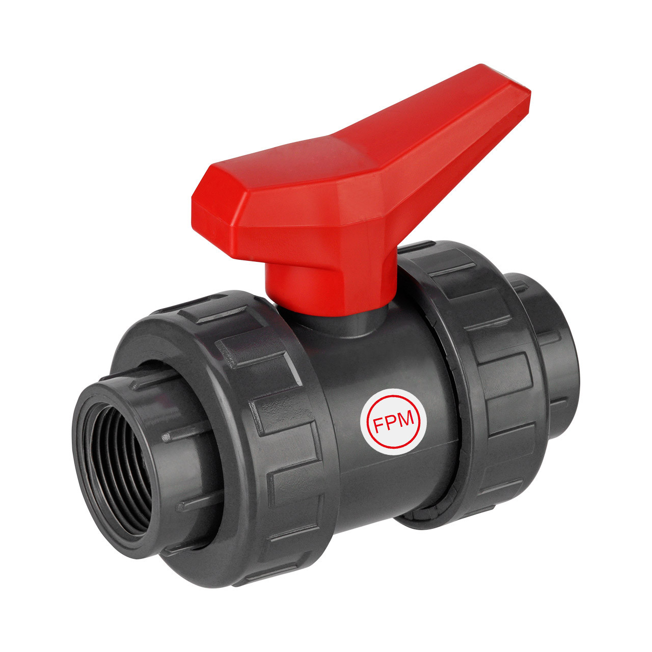 PVC-U-Kugelhahn-Teflon-Viton-2x-Innengewinde-1 PVC-U Kugelhahn Teflon/Viton 2x Innengewinde