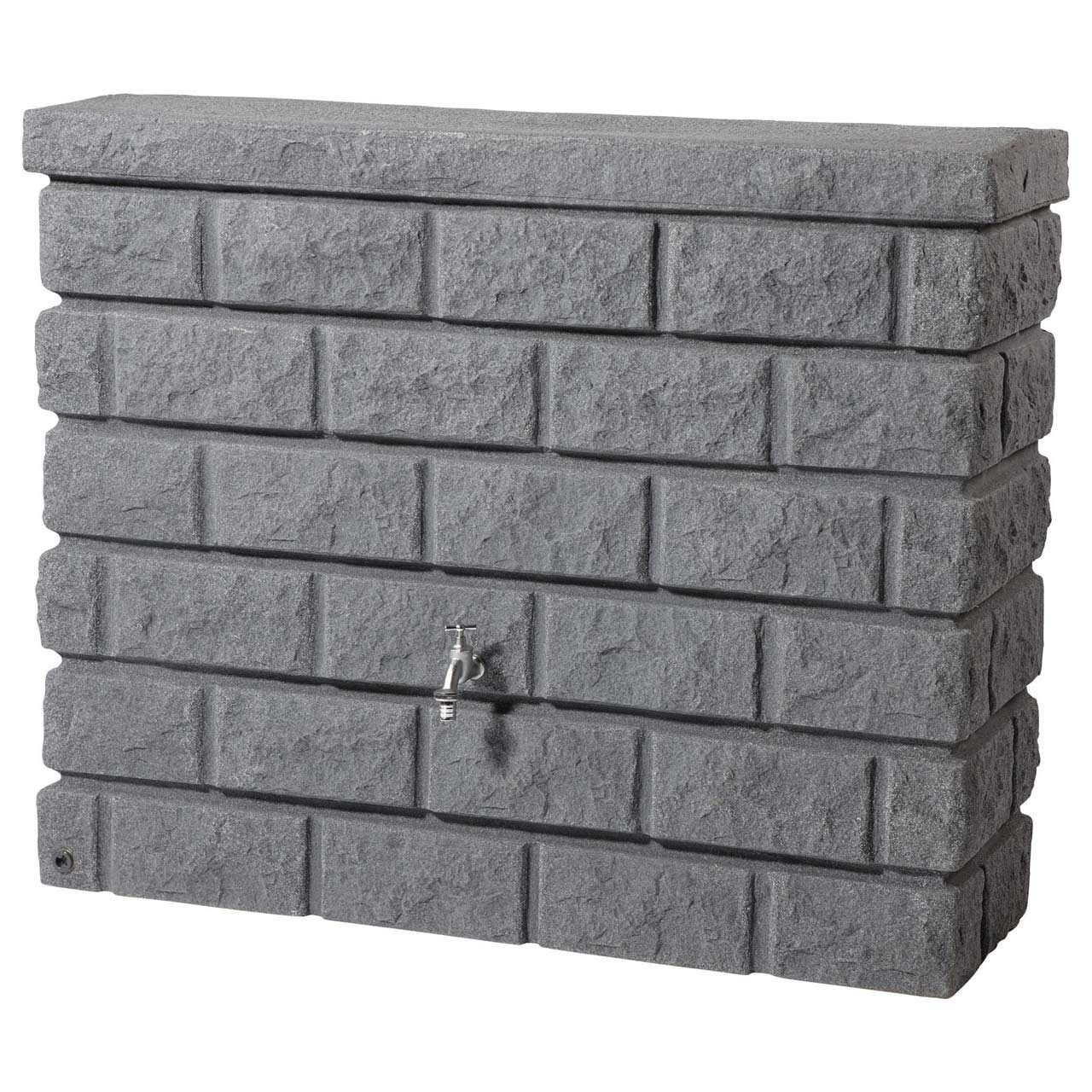 400l Wandtank ROCKY Deko-Regenspeicher Steinoptik Regentonne Regensammler von GRAF GARANTIA
