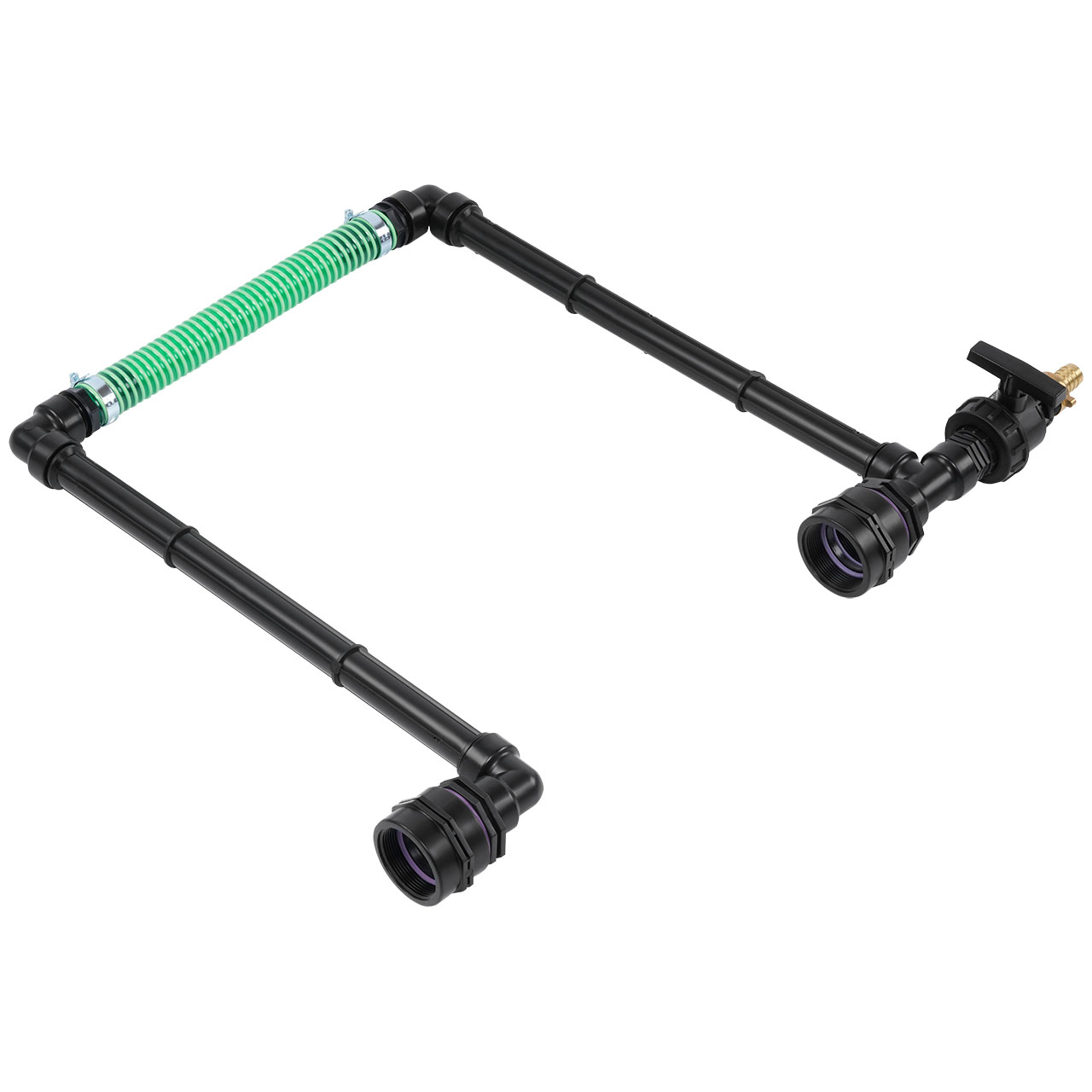 IBC Adapter BSP 2" - 2 IBC hintereinander Tankverbindung 32mm Schlauch