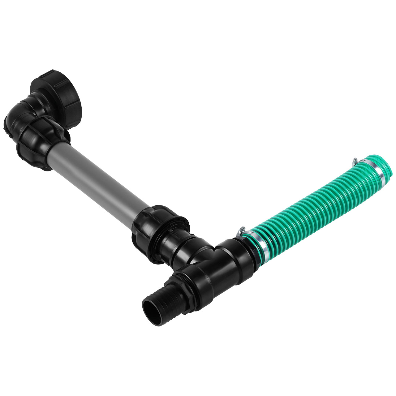 IBC Adapter S100x8 - 1 IBC Erweiterung hintereinander Tankverbindung 50mm Schlauch