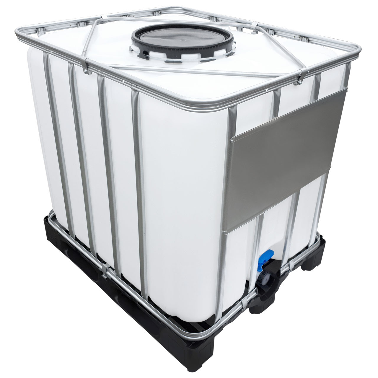 1000l-IBC-Container-Mannloch-DN400-auf-Kunststoffpalette-NEU-1