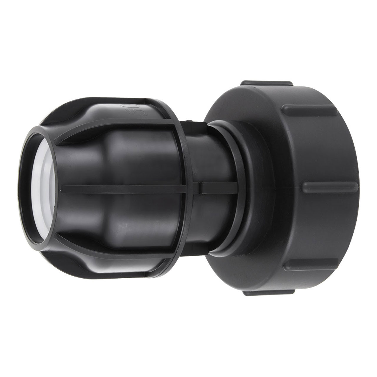 IBC-Adapter-S100x8-Ubergangsmuffe-f-ur-DN-50-Rohr-1 IBC Adapter S100x8 (100mm) DN80 - Übergangsmuffe PP Klemme 50mm