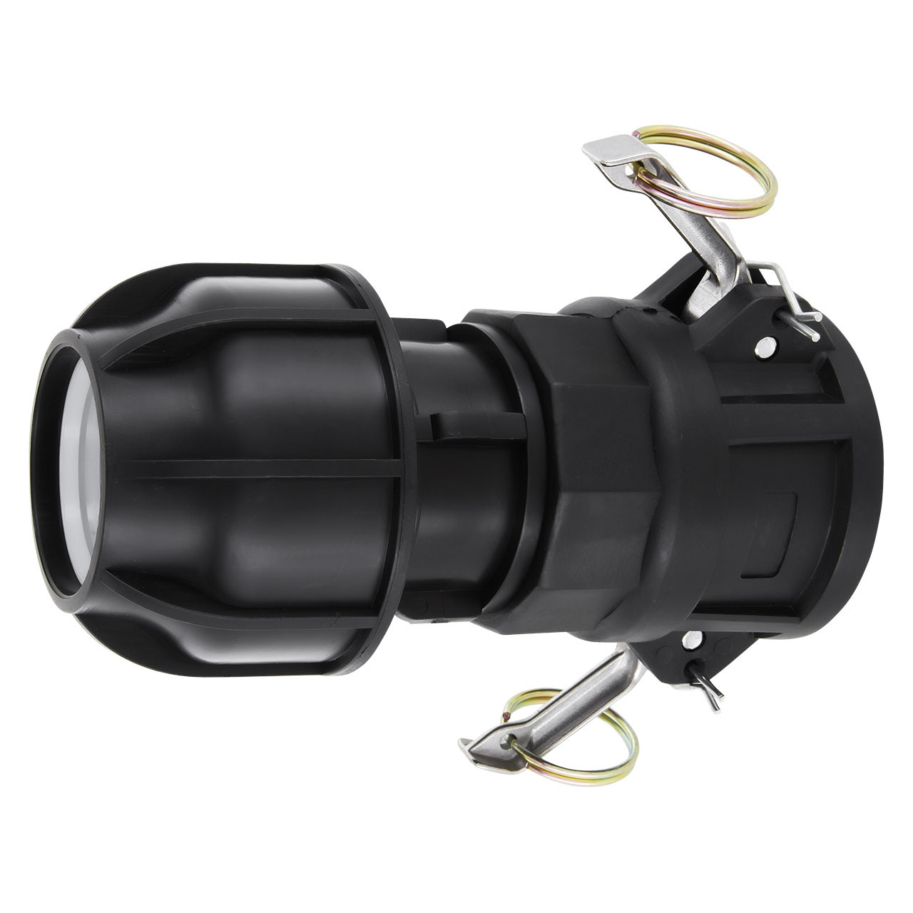 IBC Container Adapter 2" Camlock Kamlok Dose (Mutterkupplung) - PP Übergangsmuffe 50mm Klemme
