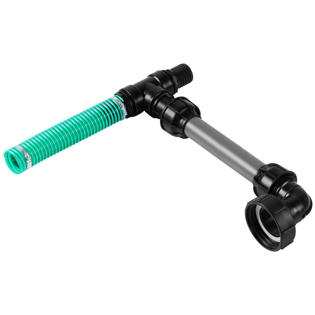 IBC Adapter S100x8 - 1 IBC Erweiterung hintereinander Tankverbindung 50mm Schlauch