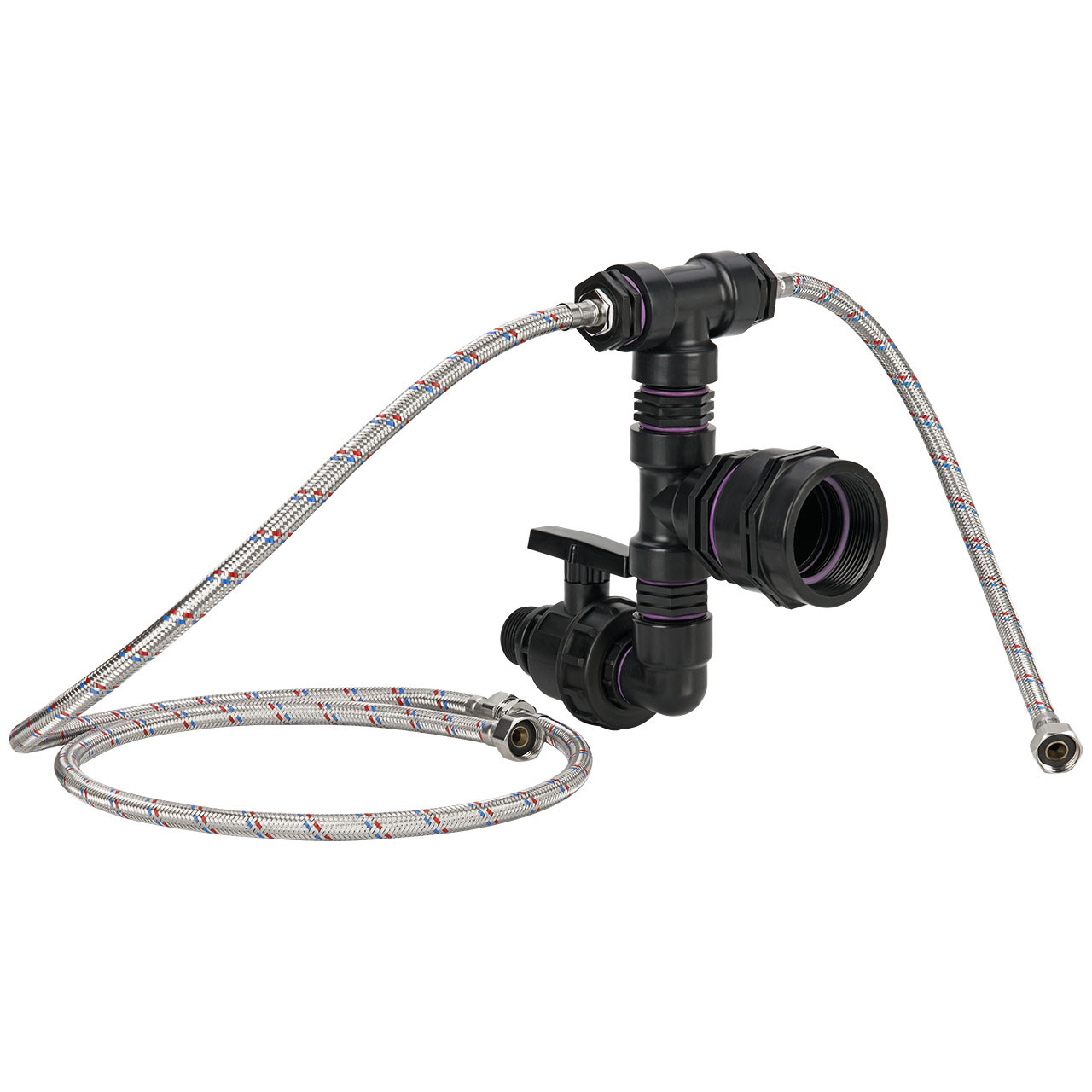 IBC Adapter BSP 2 - Anschlussset für Doppel-Tränke