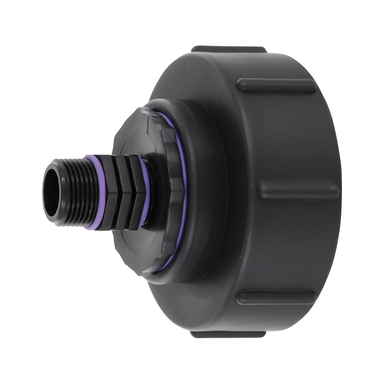IBC-Adapter-S100x8-1-2-Reduzierung-Aussengewinde-1 IBC Adapter S100x8 Grobgewinde (100mm) - Reduzierung Außengewinde