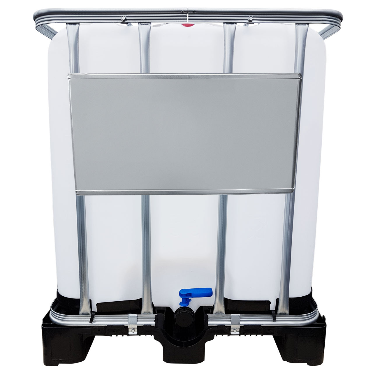 1000l IBC Container mit UN-Zulassung für Gefahrgut auf Kunststoffpalette NEU